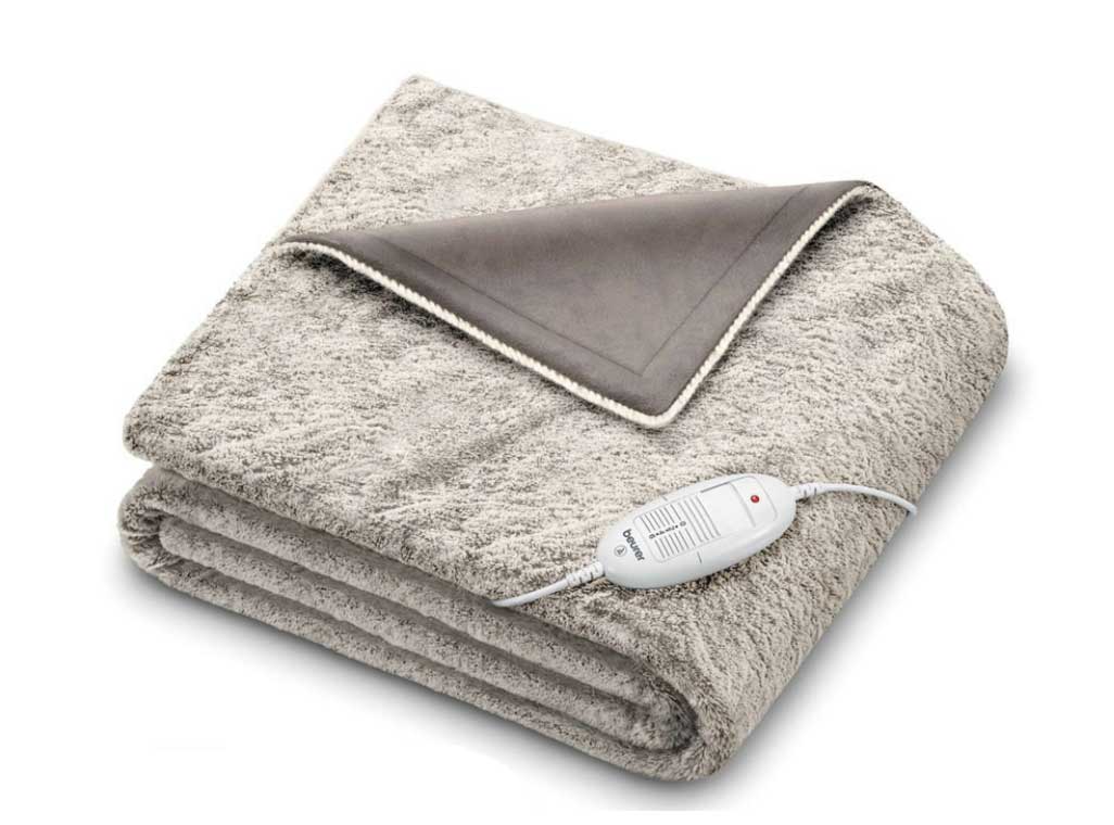 Electric heated throw