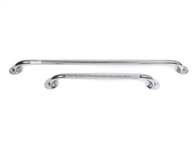 Chrome finish grab rails