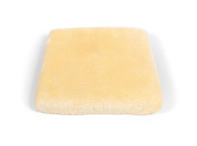 Sheepskin booster cushion
