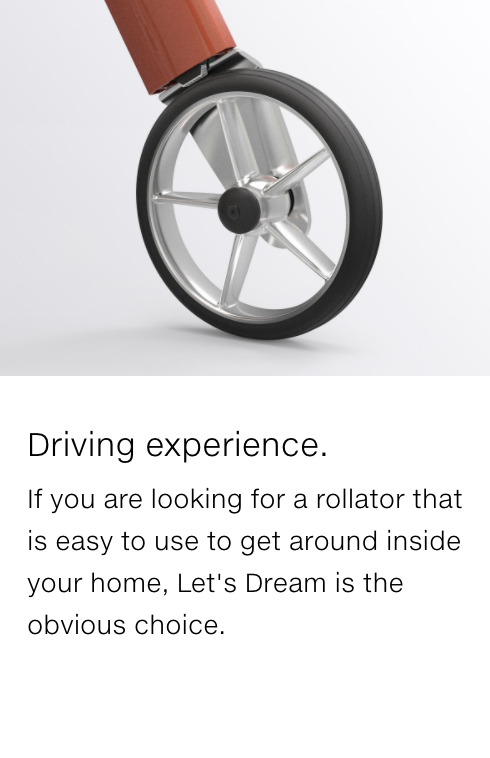 'Let's Dream' indoor rollator - Image 5