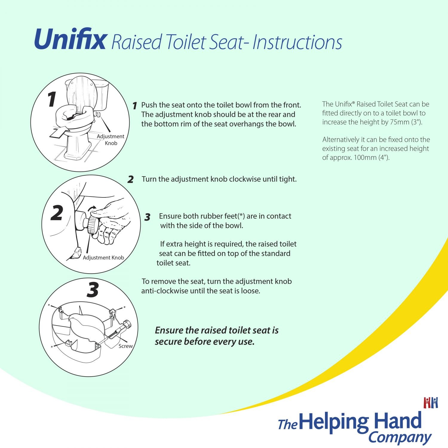 Raised loo seat - Image 4