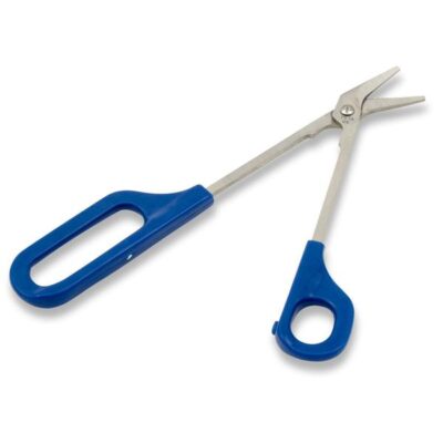 Long reach toe nail scissors