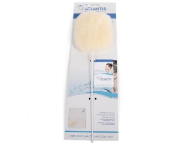 Long handle sheepskin pad