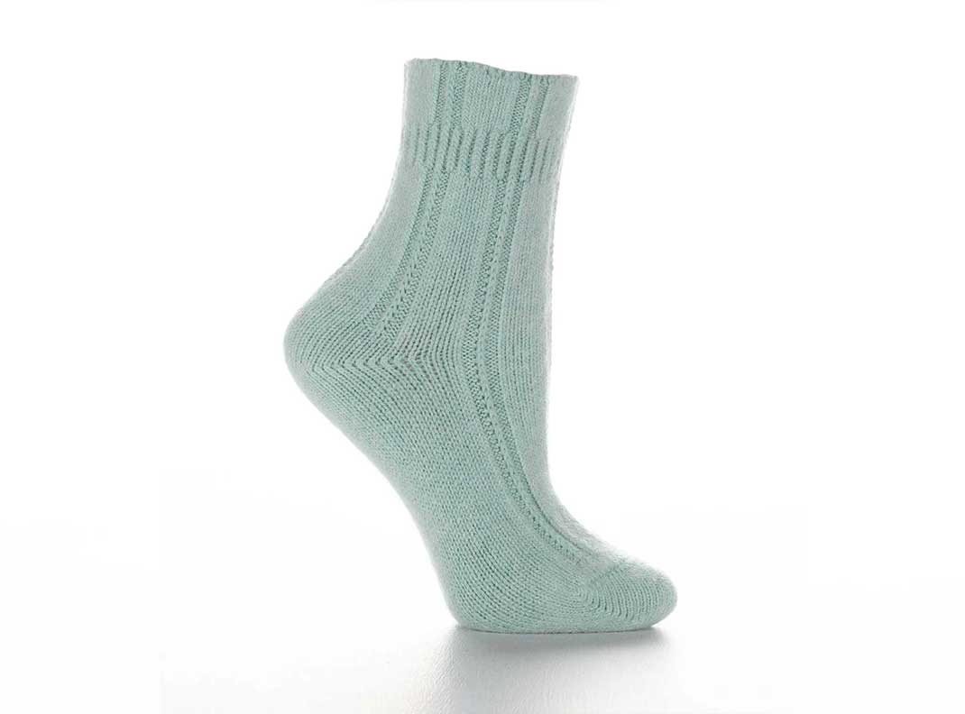 Angora bedsocks