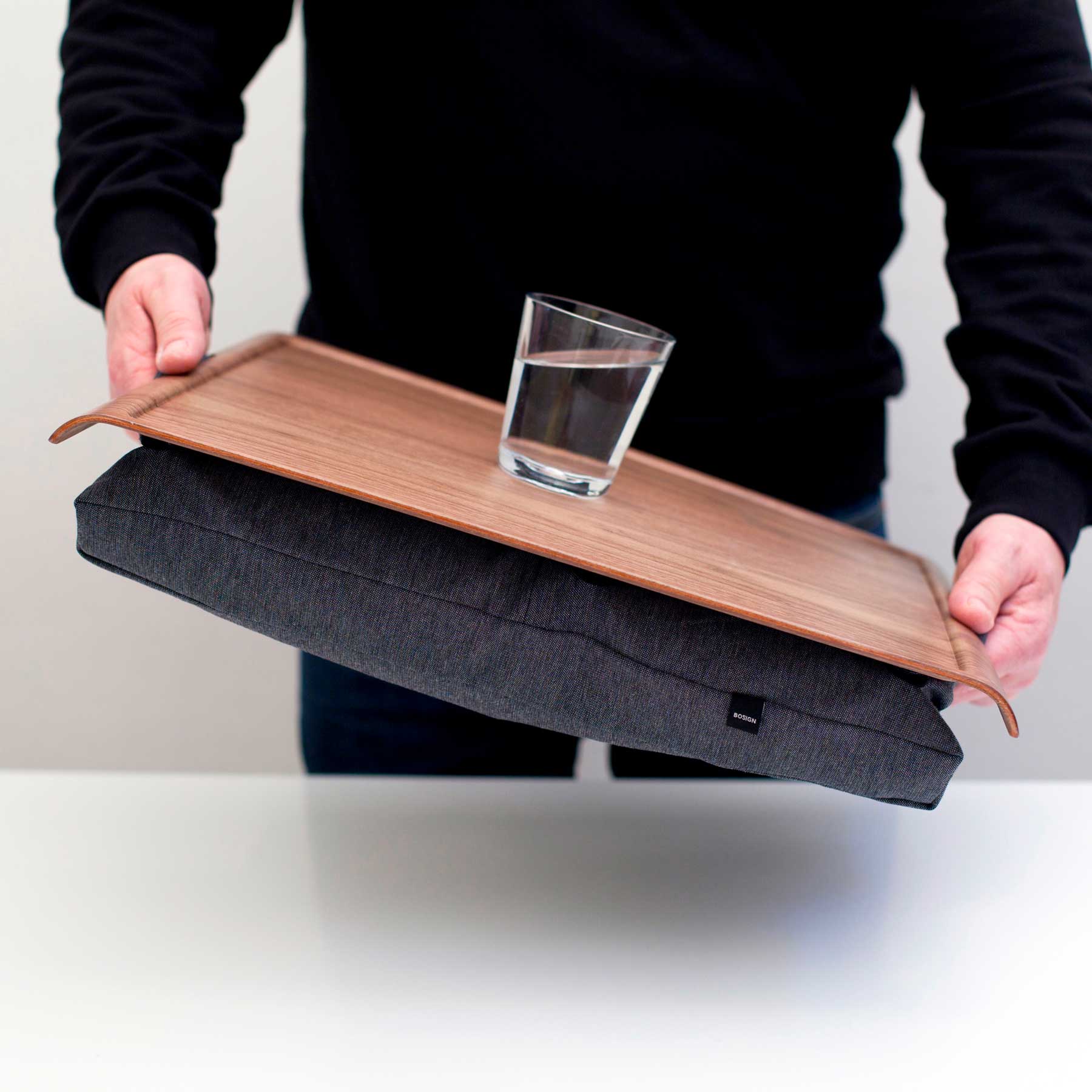 Walnut non-slip laptray - Image 3