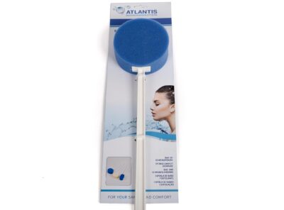 Long handle bath sponge