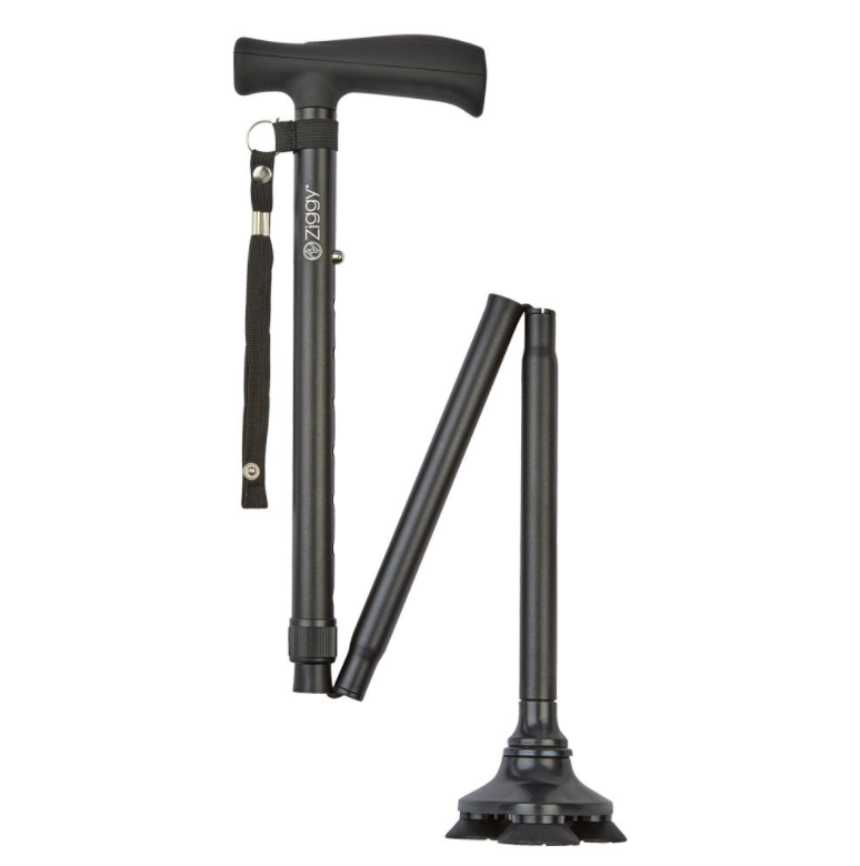 Tri-base folding walking stick - Image 5