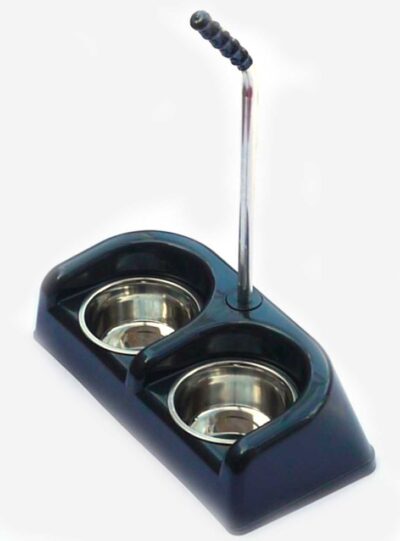 Long handle pet bowls